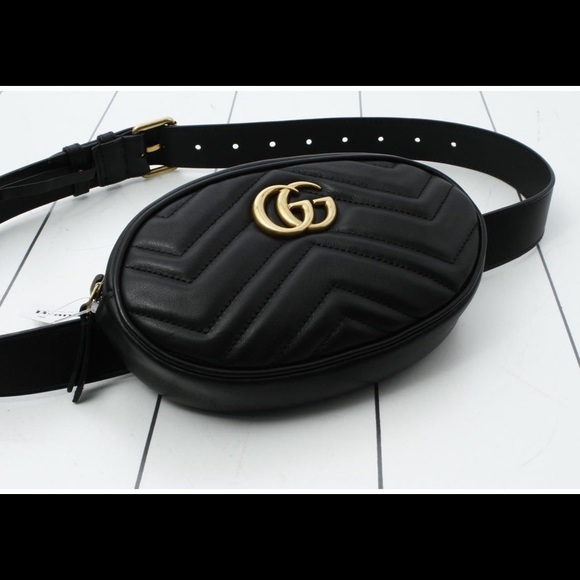 Gucci Handbags - Gucci Marmont Waist Black bag